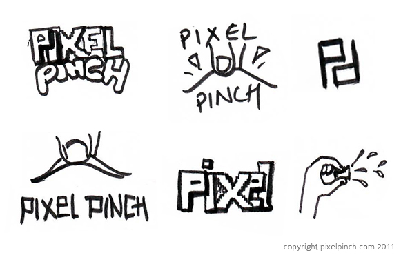 PixelPinch Logo Workflow